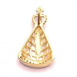 Pingente de N. Sra. Aparecida em ouro 18k - 2PIZ0062